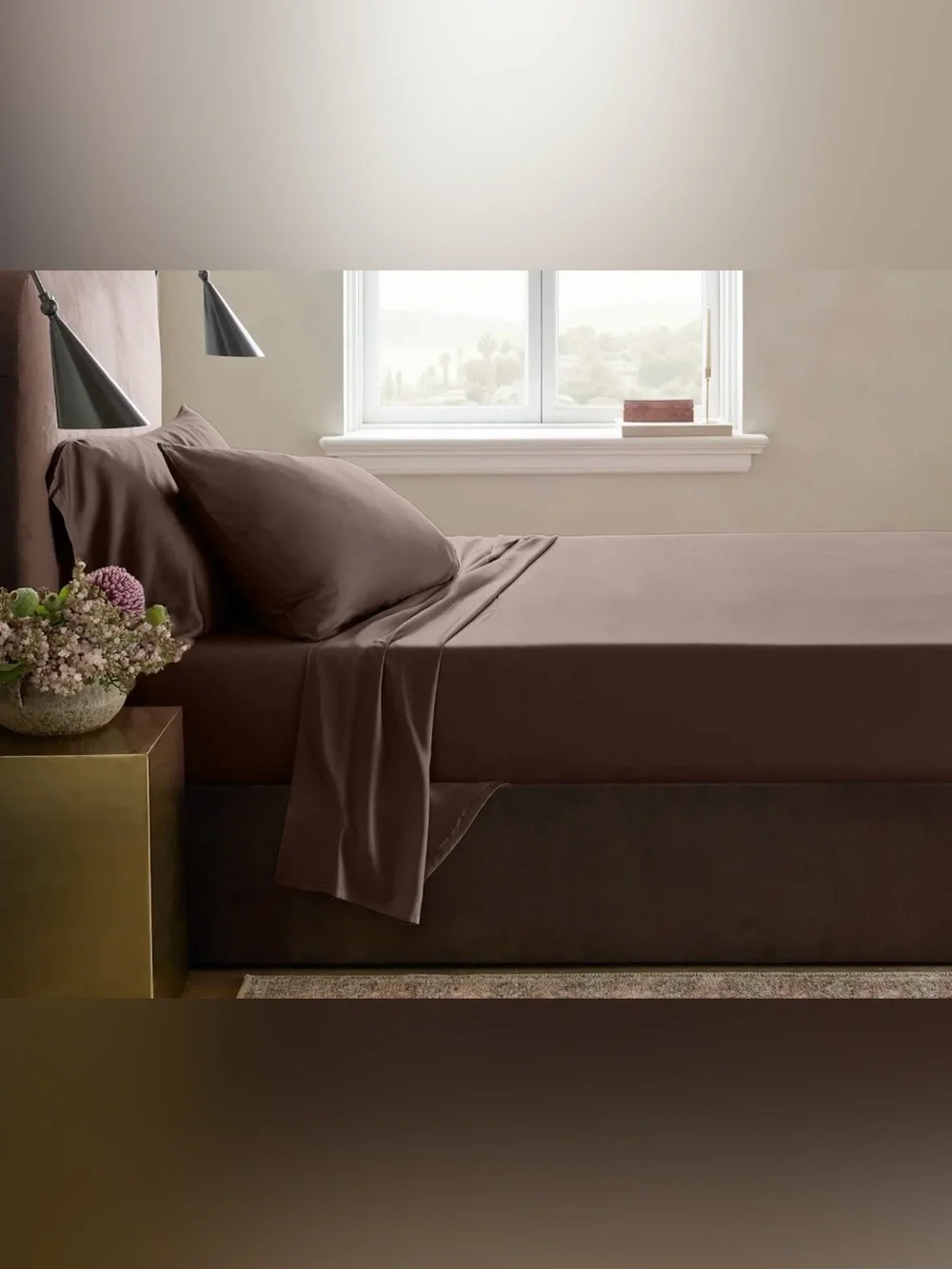 Quince Bamboo Flat And Fitted Sheet, King - No Pillowcases
